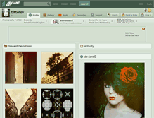 Tablet Screenshot of bitterev.deviantart.com