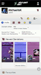 Mobile Screenshot of michaelisk.deviantart.com