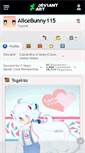 Mobile Screenshot of alicebunny115.deviantart.com