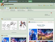 Tablet Screenshot of ginevrasummers.deviantart.com