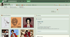 Desktop Screenshot of mugen-club.deviantart.com