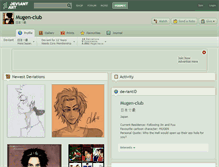 Tablet Screenshot of mugen-club.deviantart.com