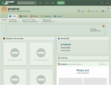 Tablet Screenshot of grosaprap.deviantart.com