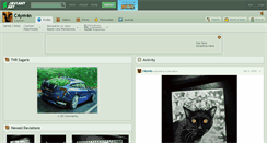 Desktop Screenshot of c4ym4n.deviantart.com