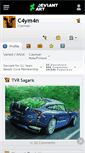 Mobile Screenshot of c4ym4n.deviantart.com