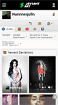 Mobile Screenshot of mannnequiin.deviantart.com