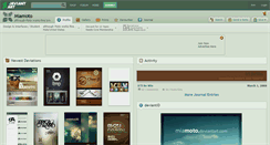 Desktop Screenshot of miamoto.deviantart.com