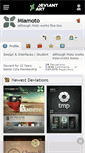 Mobile Screenshot of miamoto.deviantart.com
