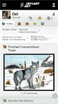 Mobile Screenshot of oel.deviantart.com