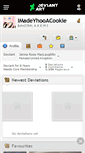 Mobile Screenshot of imadeyhooacookie.deviantart.com