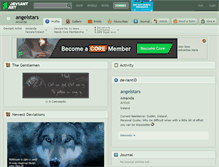 Tablet Screenshot of angelstars.deviantart.com