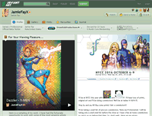 Tablet Screenshot of jamiefayx.deviantart.com