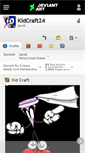 Mobile Screenshot of kidcraft24.deviantart.com