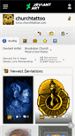 Mobile Screenshot of churchtattoo.deviantart.com