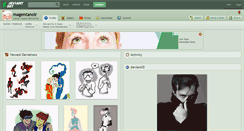 Desktop Screenshot of magentanoir.deviantart.com