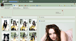 Desktop Screenshot of leeannmodel.deviantart.com