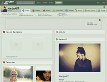 Tablet Screenshot of marijnart.deviantart.com