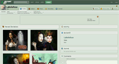 Desktop Screenshot of labellerose.deviantart.com