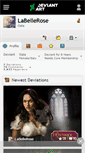 Mobile Screenshot of labellerose.deviantart.com