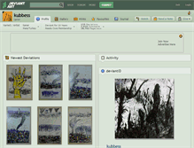 Tablet Screenshot of kubbess.deviantart.com