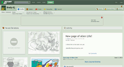 Desktop Screenshot of brady-kj.deviantart.com