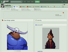 Tablet Screenshot of jayecho.deviantart.com
