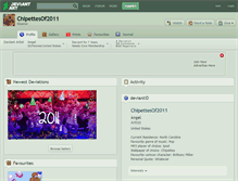 Tablet Screenshot of chipettesof2011.deviantart.com