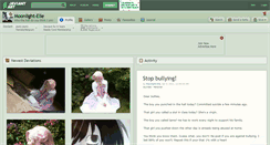 Desktop Screenshot of moonlight-elle.deviantart.com