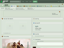Tablet Screenshot of dasfa.deviantart.com