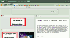 Desktop Screenshot of master-mind777.deviantart.com