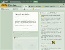 Tablet Screenshot of op-oc-club.deviantart.com