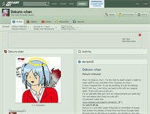 Tablet Screenshot of dokuro--chan.deviantart.com