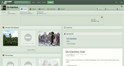 Desktop Screenshot of da-giantess.deviantart.com