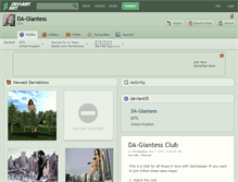 Tablet Screenshot of da-giantess.deviantart.com