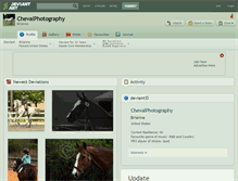 Tablet Screenshot of chevalphotography.deviantart.com