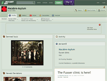 Tablet Screenshot of macabre-asylum.deviantart.com