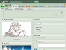 Tablet Screenshot of erpc117.deviantart.com