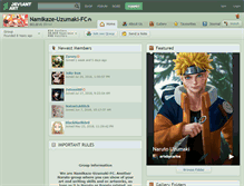 Tablet Screenshot of namikaze-uzumaki-fc.deviantart.com