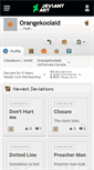 Mobile Screenshot of orangekoolaid.deviantart.com