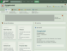 Tablet Screenshot of orangekoolaid.deviantart.com