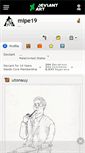 Mobile Screenshot of mipe19.deviantart.com