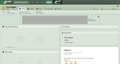 Desktop Screenshot of burningplz.deviantart.com