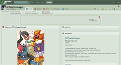 Desktop Screenshot of driftingveedragon.deviantart.com