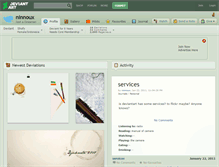 Tablet Screenshot of ninnoux.deviantart.com