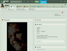 Tablet Screenshot of anjea.deviantart.com