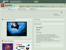 Tablet Screenshot of bennettua.deviantart.com