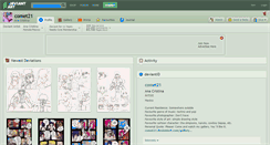 Desktop Screenshot of comet21.deviantart.com