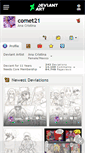 Mobile Screenshot of comet21.deviantart.com