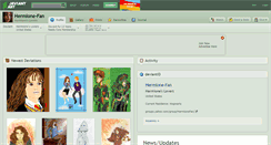 Desktop Screenshot of hermione-fan.deviantart.com