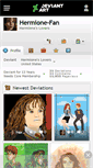 Mobile Screenshot of hermione-fan.deviantart.com